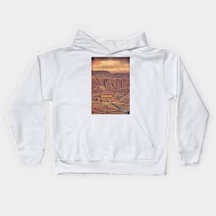 Egypt. Temple of Queen Hatshepsut. View from the Balloon. Kids Hoodie